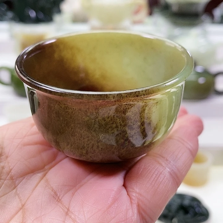 未镶嵌和田玉挂件三****室茶杯