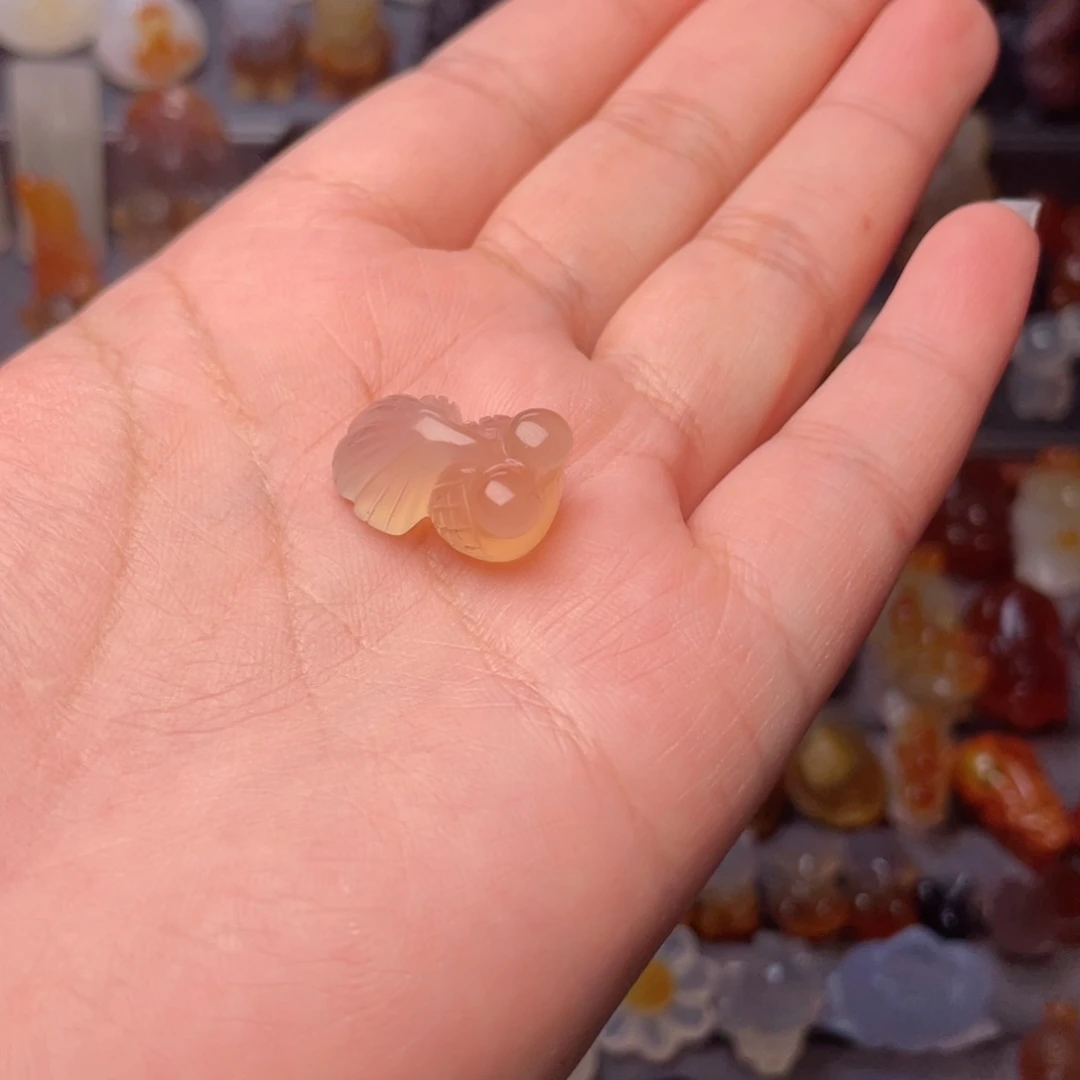 玛瑙/玉髓颈饰未镶嵌暖*