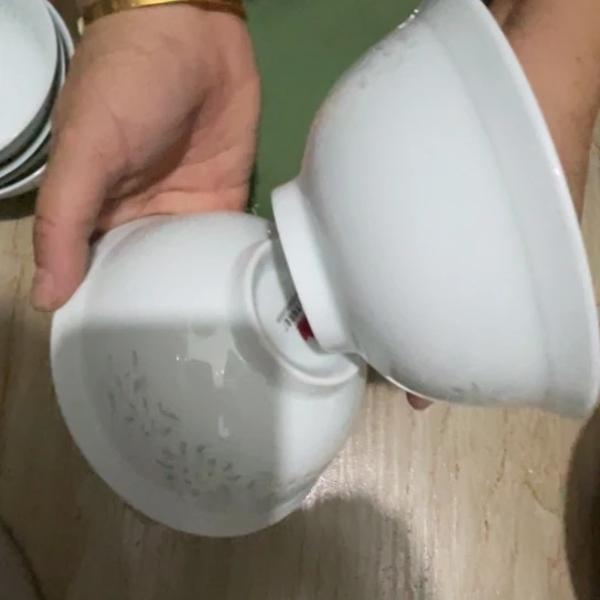 瓷片陶瓷陶瓷5英寸青釉玲珑2个红叶