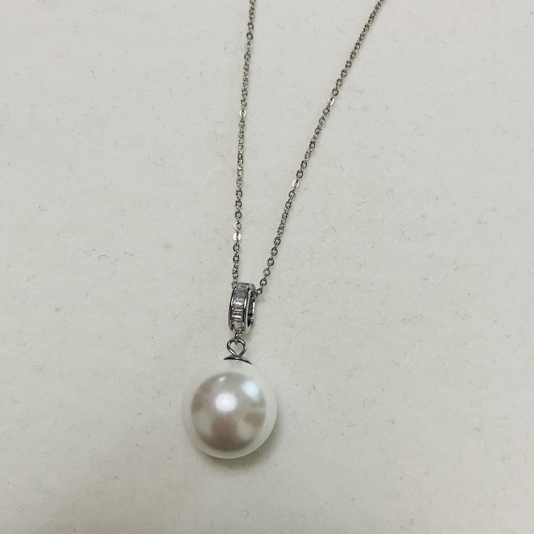 万能扣大单珠吊坠16mm百搭TB01简约大气款项链