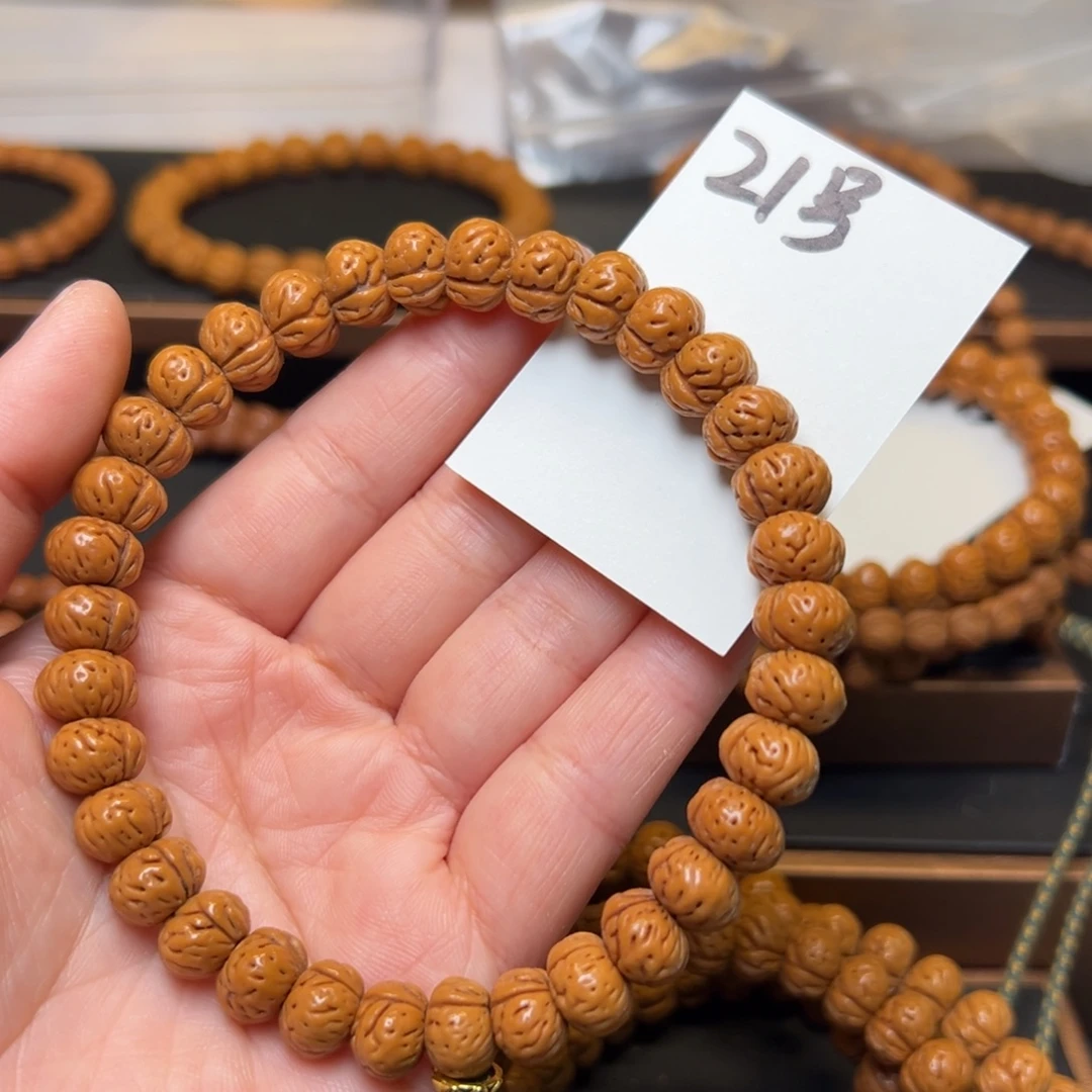 ****人把件文玩核桃秦岭龙纹桃核11蟠桃手持