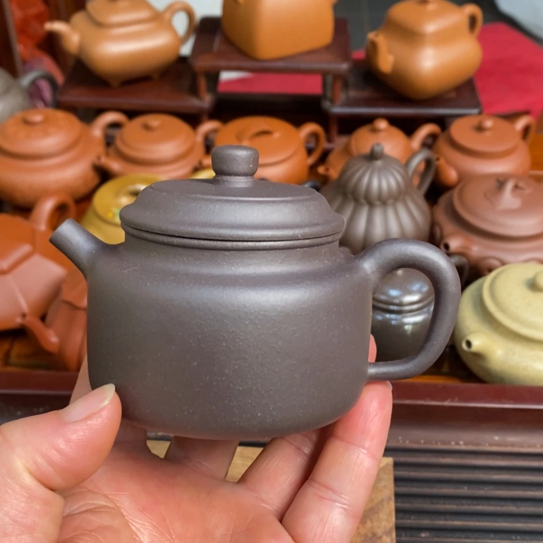 茶壶紫砂紫砂壶天青德中