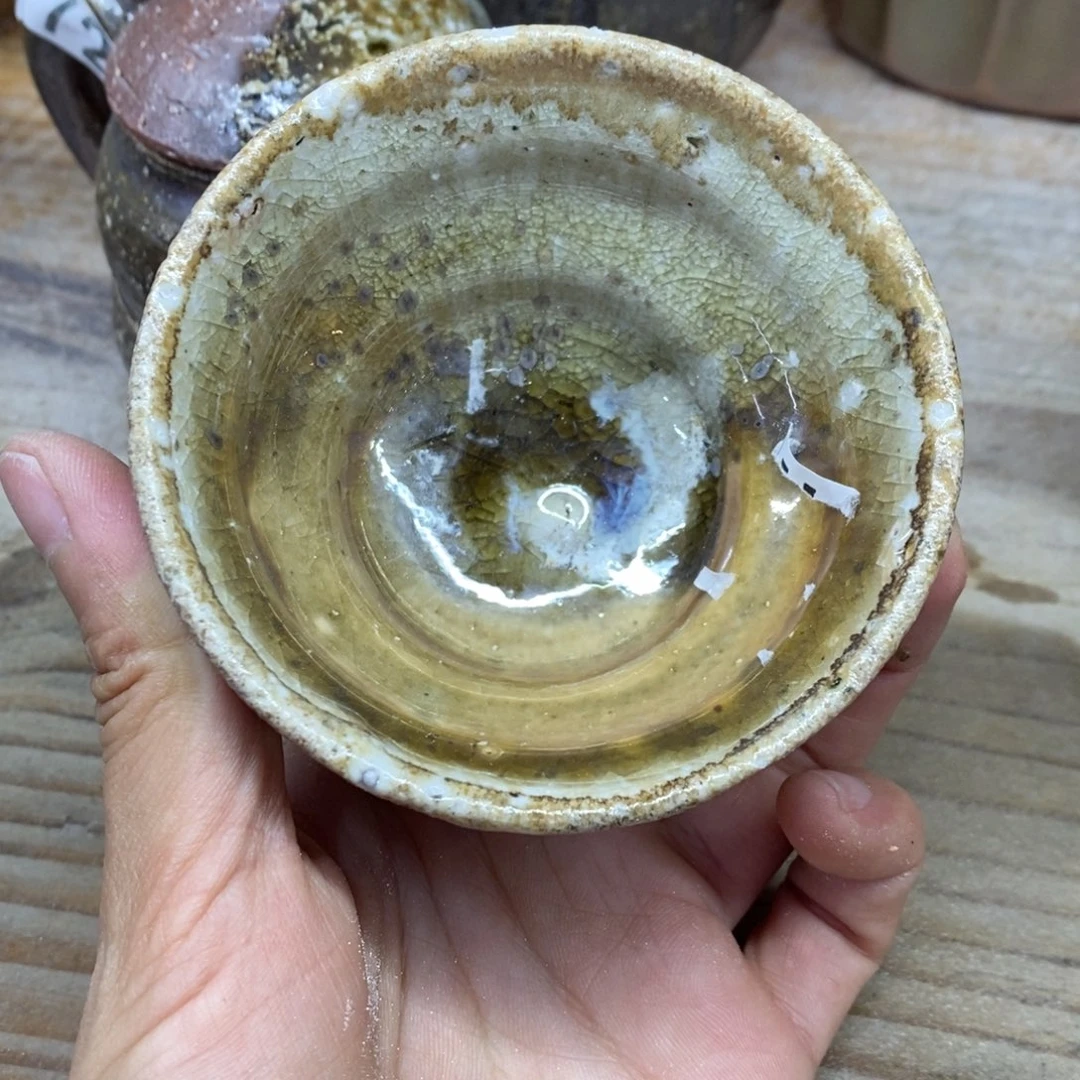 陶园柴烧 精品高货乜*582底部打磨平