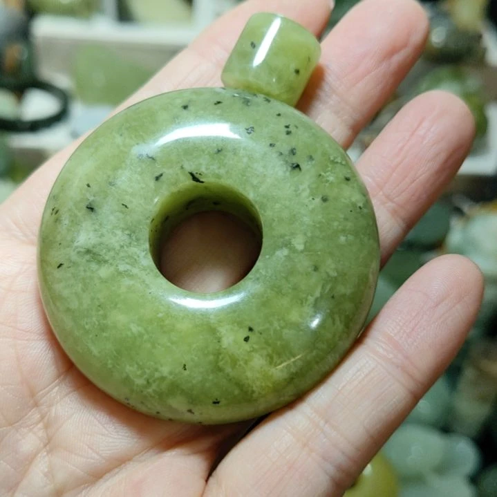 岫玉平安扣未镶嵌