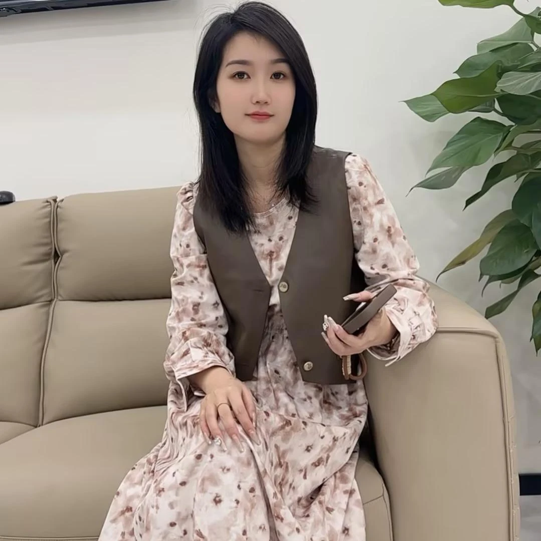 休闲连衣裙套装2025碎花显瘦气质时尚复古拼接甜美长袖春季法式