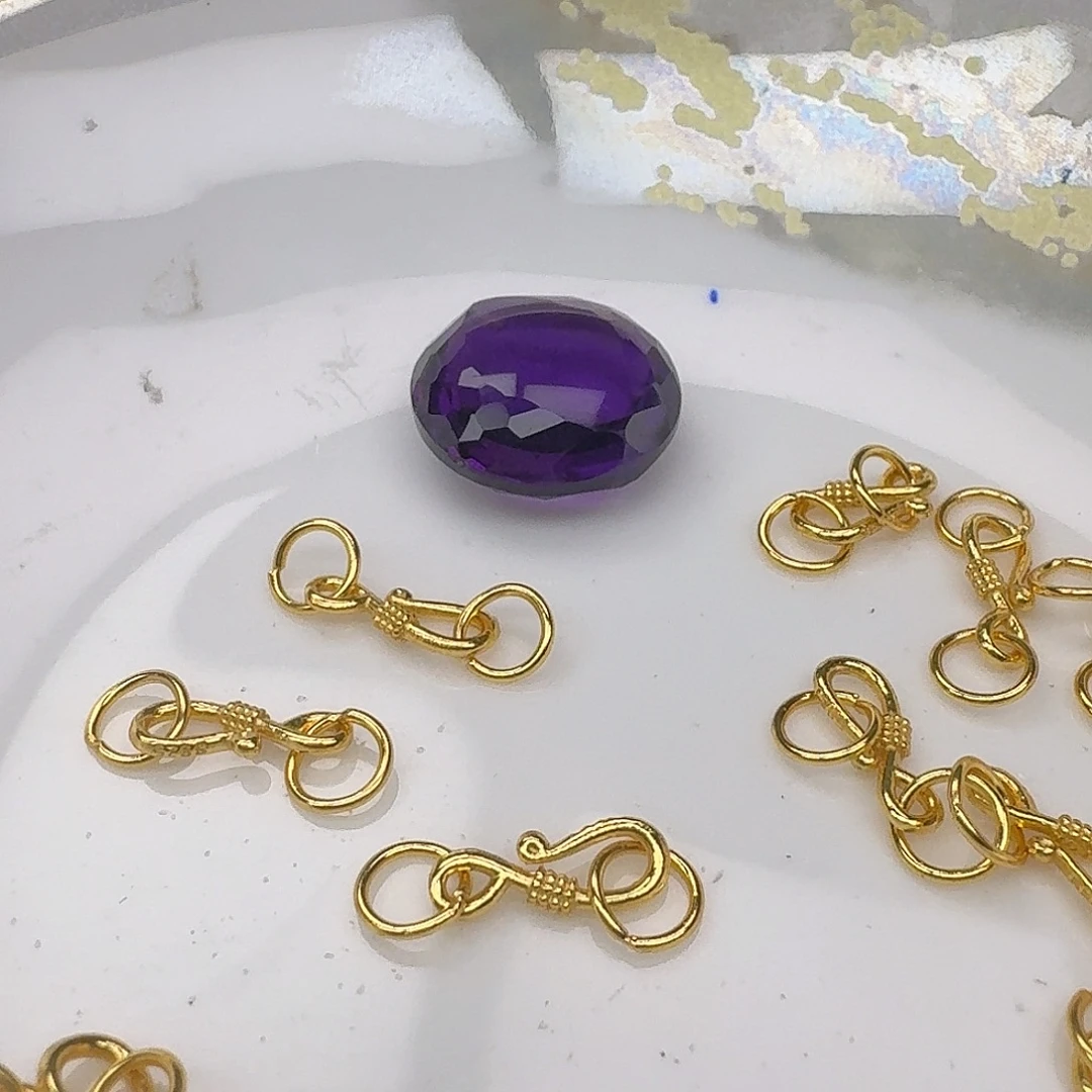 颈饰紫晶银S925镶嵌紫水晶925镶嵌30