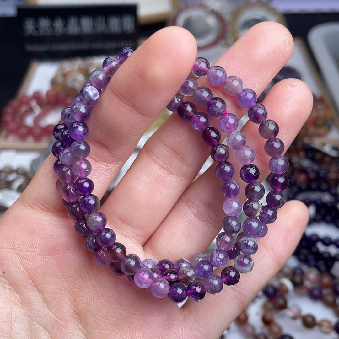 水晶未镶嵌手串天然