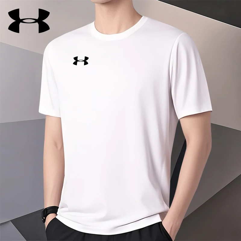 UA安德玛速干t恤2025夏季新款百搭运动健身训练短袖上衣吸湿排汗