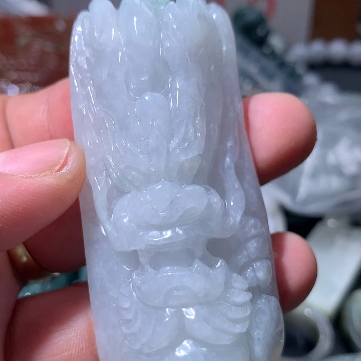 翡翠未镶嵌颈饰保真天然a货翡翠