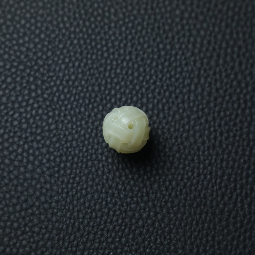 TCWWA07138清晚和田白玉珠