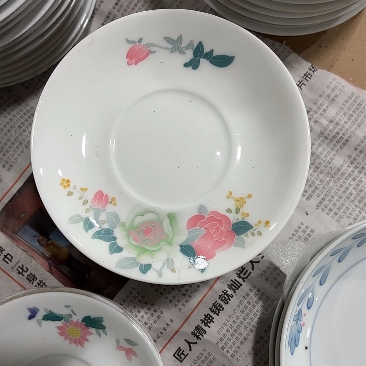 陶14公分手绘碟子碟子碟子