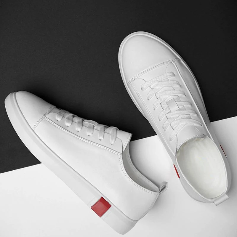 路易圣戈希白色板鞋男韩版潮鞋休闲鞋夏季潮流男鞋子男士小白鞋
