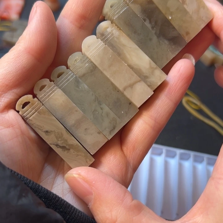 印石伊犁石10个1.0*1.0*4.0