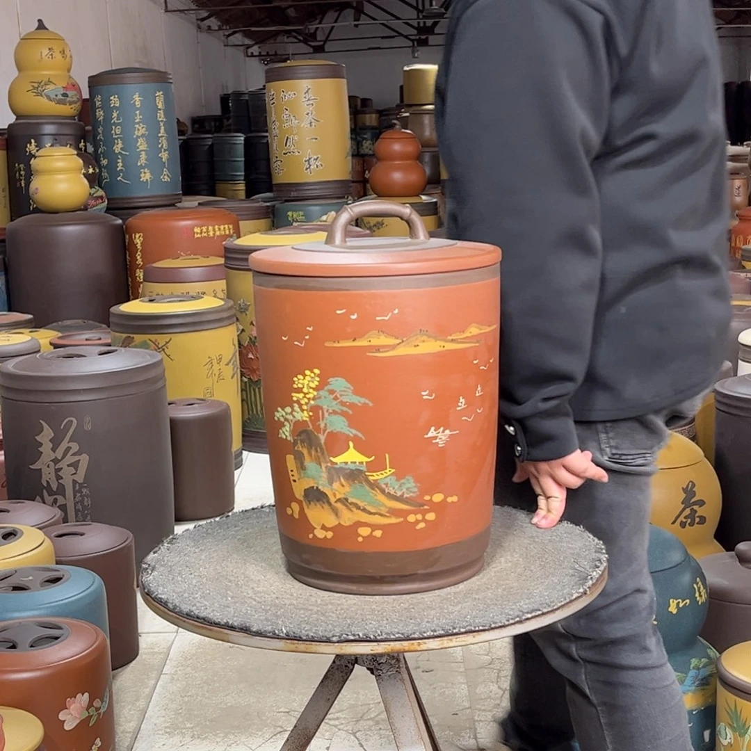紫砂茶叶罐茶叶罐