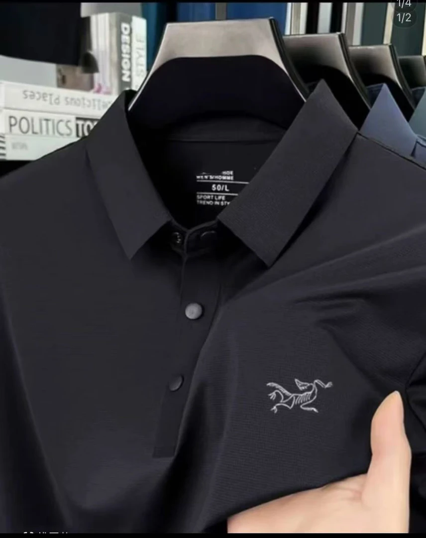 【专卖店发货 实体撤柜清仓】轻奢高端男士夏季T恤polo衫上衣-鸟