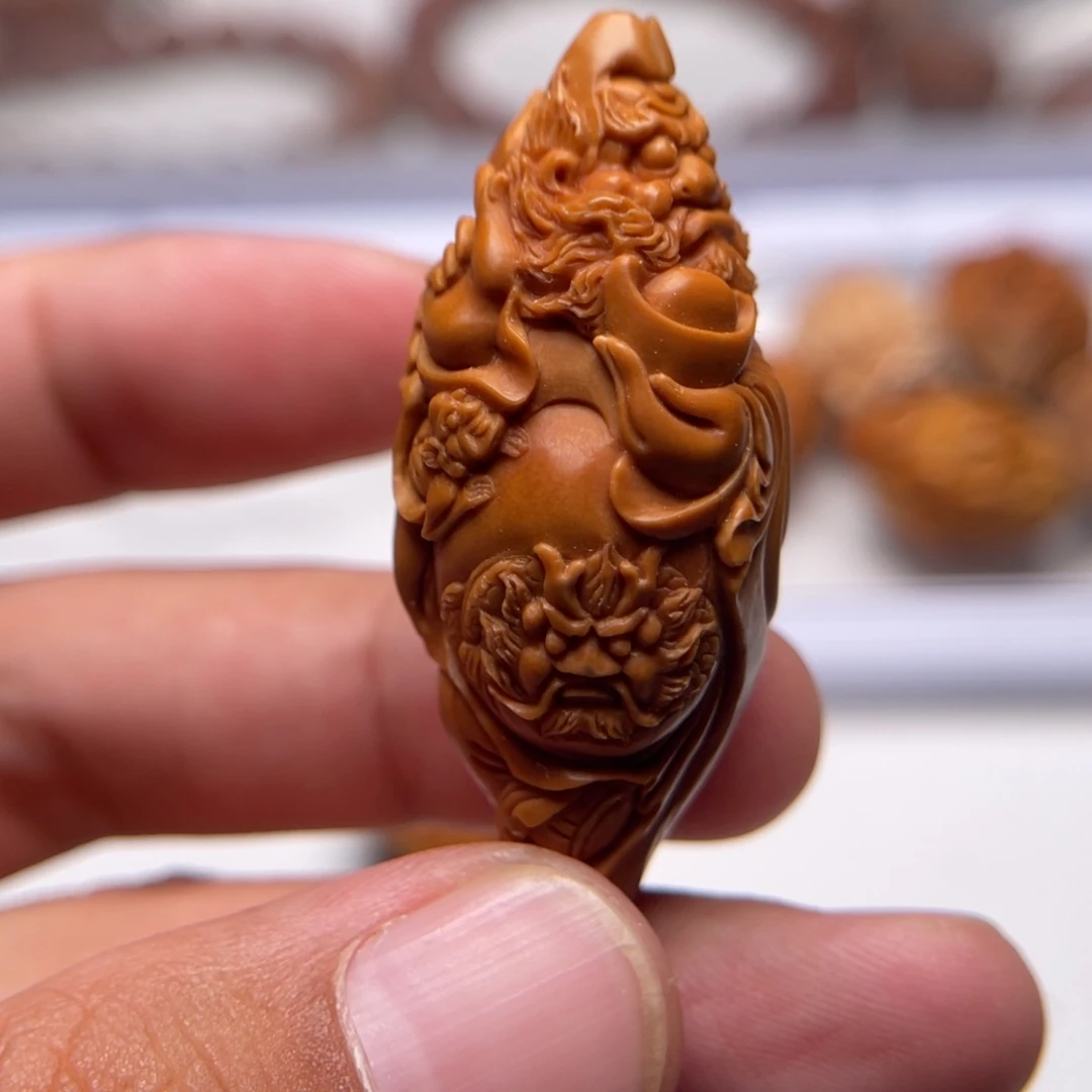 巡***子橄榄核吊坠橄榄核