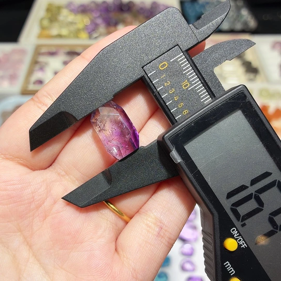 水晶未镶嵌吊坠(不含链)福利 紫超七 随形 打孔定制不退换