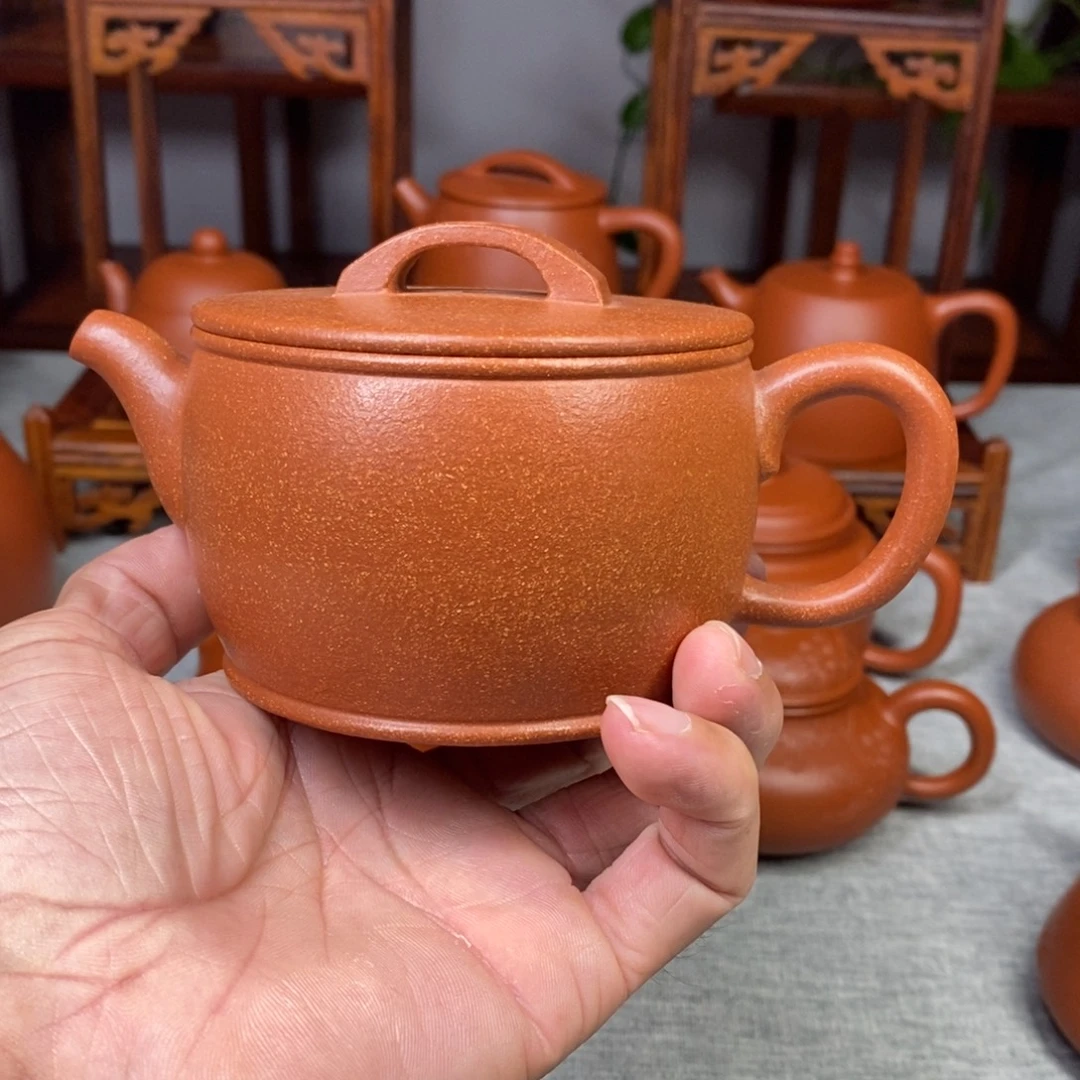 看***海紫砂茶壶全手工制作