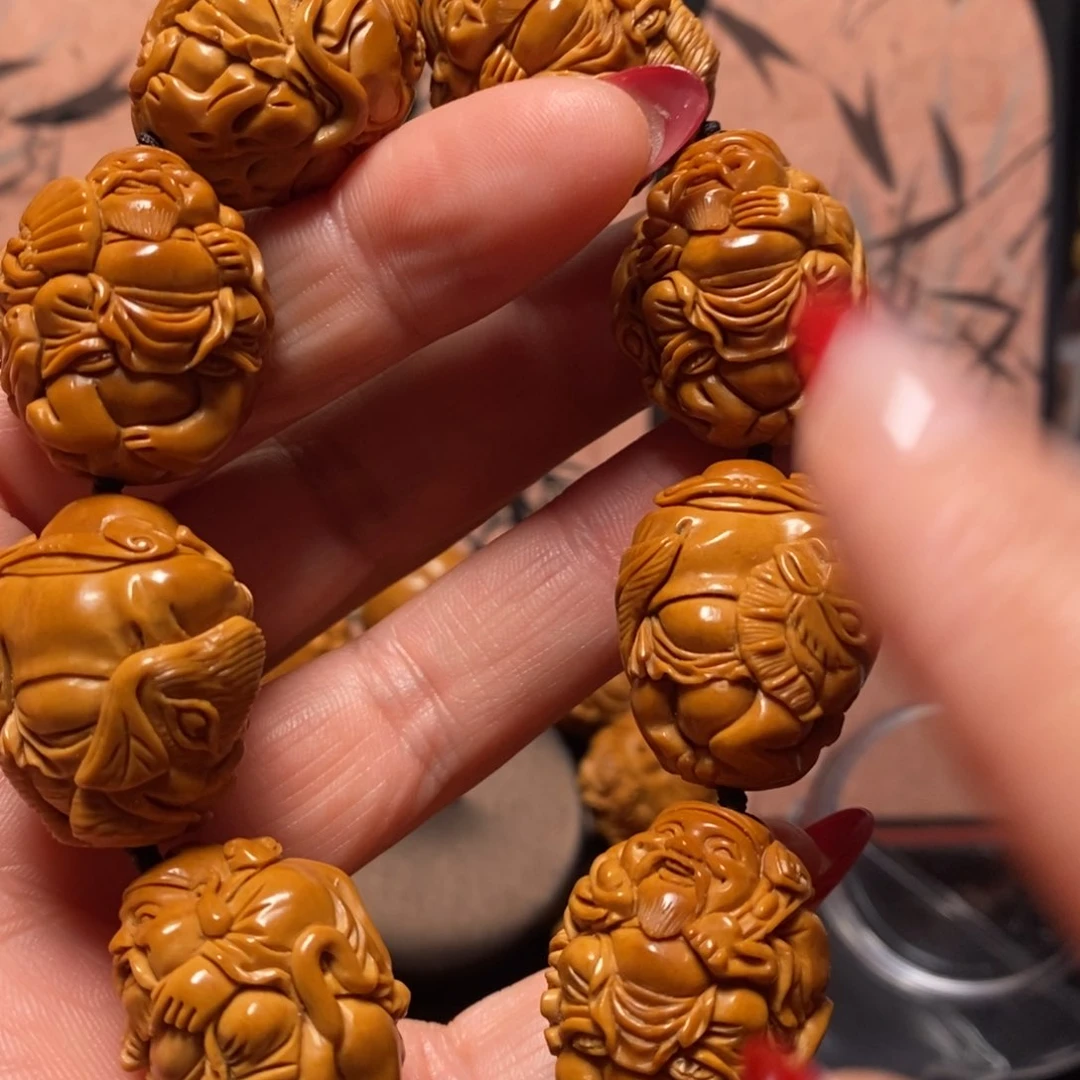 橄榄核手串/手链痞*瑞兽财神