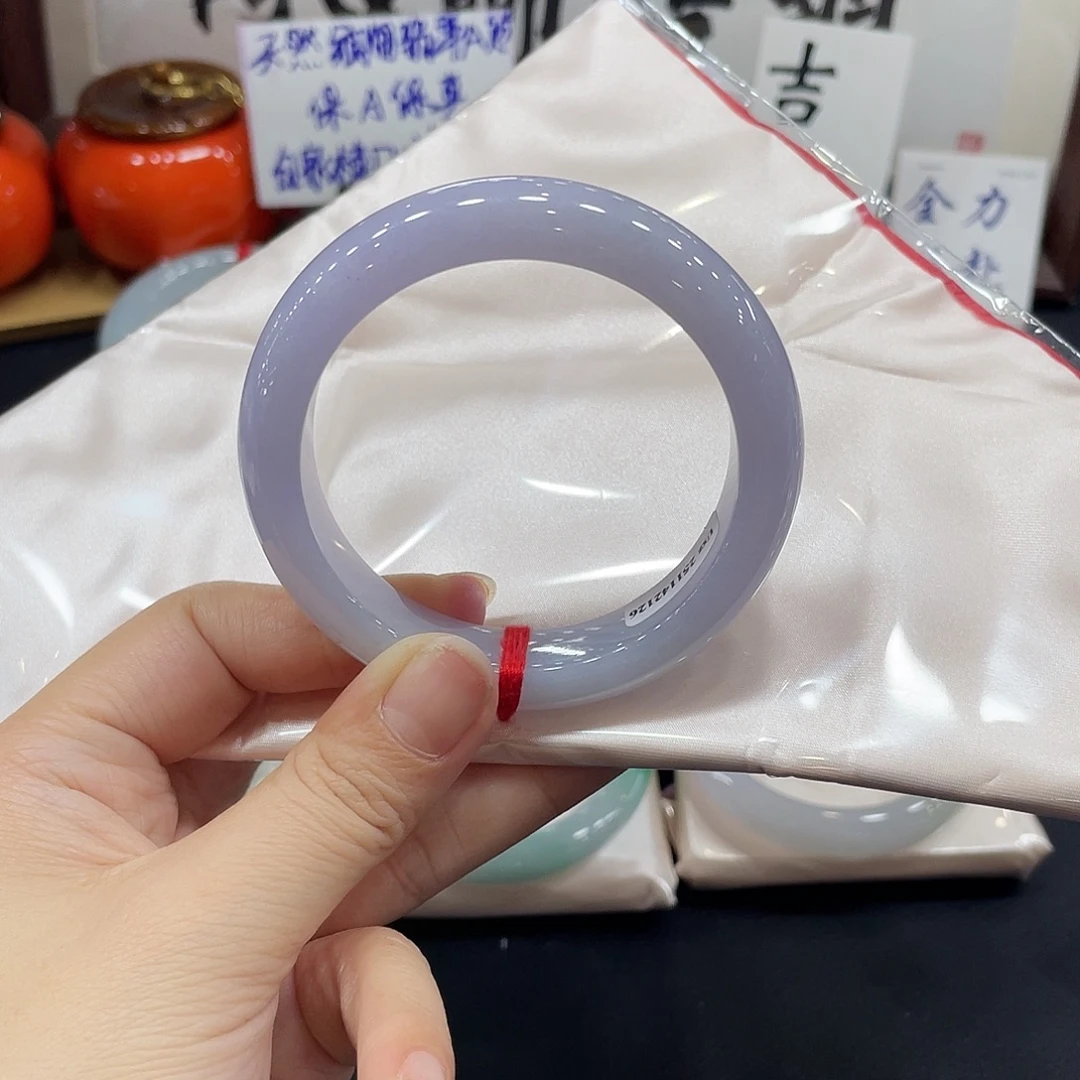 翡翠未镶嵌手镯天然缅甸A货翡翠手镯30