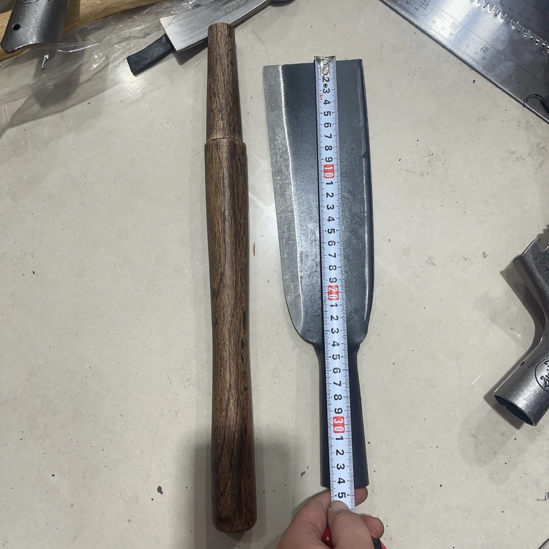 （外贸）（直）手工锻打柴刀砍树劈柴户外开路加厚长柄砍柴专用刀