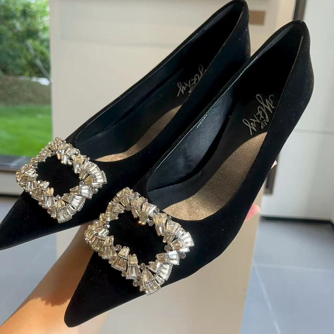 尖头法式早秋高跟鞋