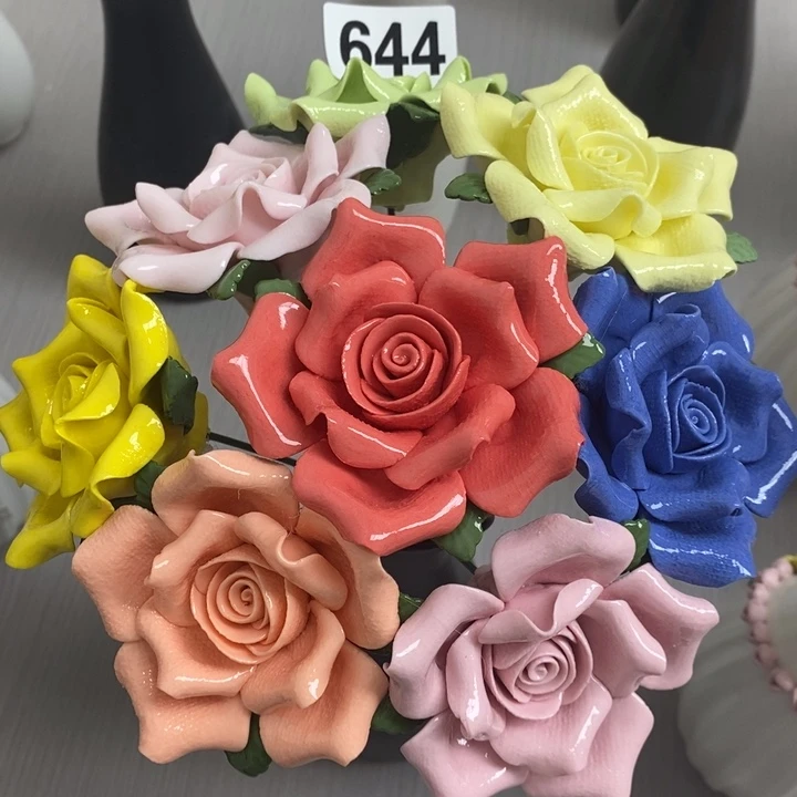 陶瓷陶瓷材料加工8朵