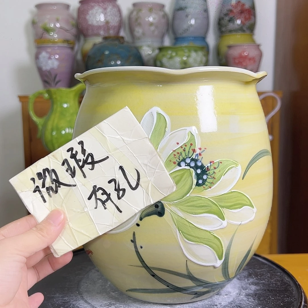 景德镇陶瓷花盆花器瑕0258