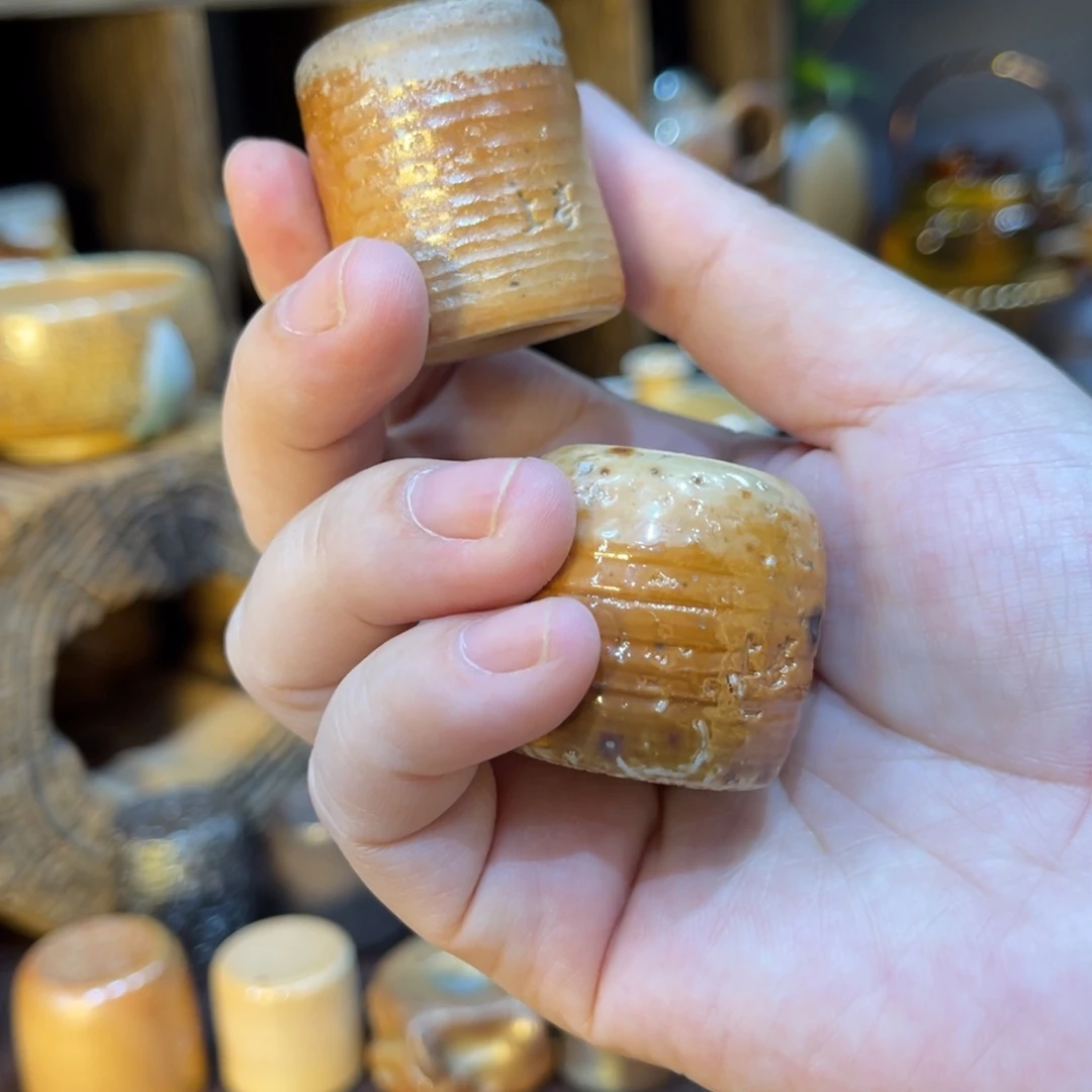 木****草木斋柴烧精品手工盖置