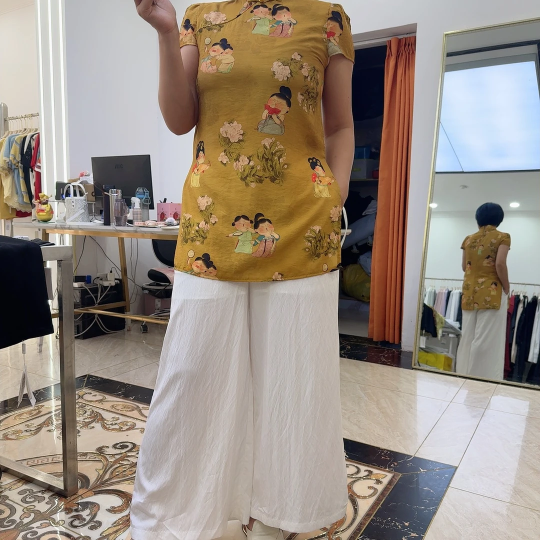 86112夏季新款阔腿宽松凉凉裤