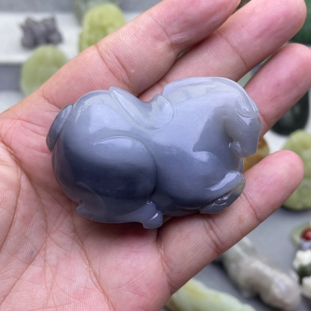 A***）和田玉未镶嵌颈饰