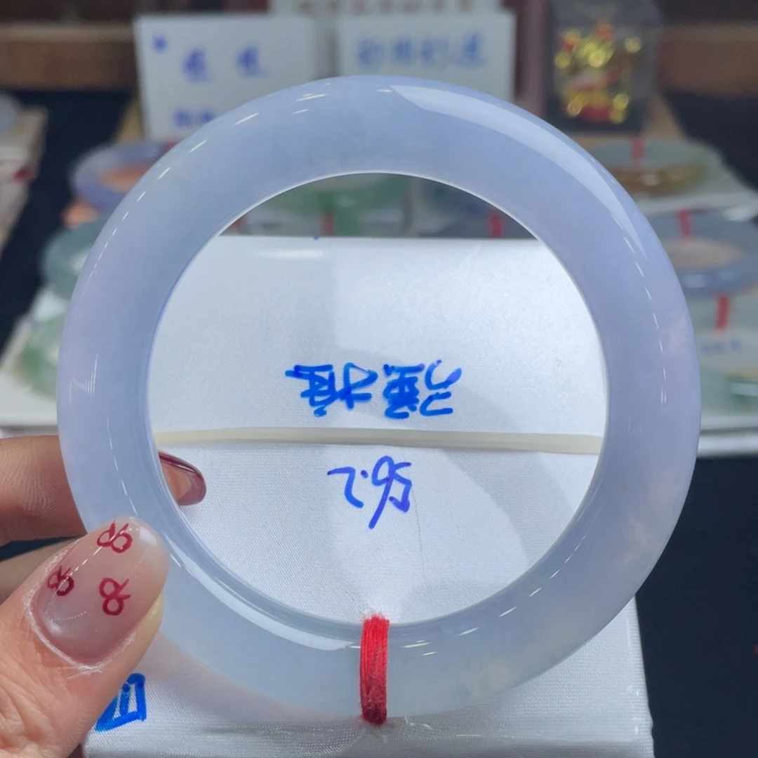 翡翠手镯未镶嵌56.9圆条