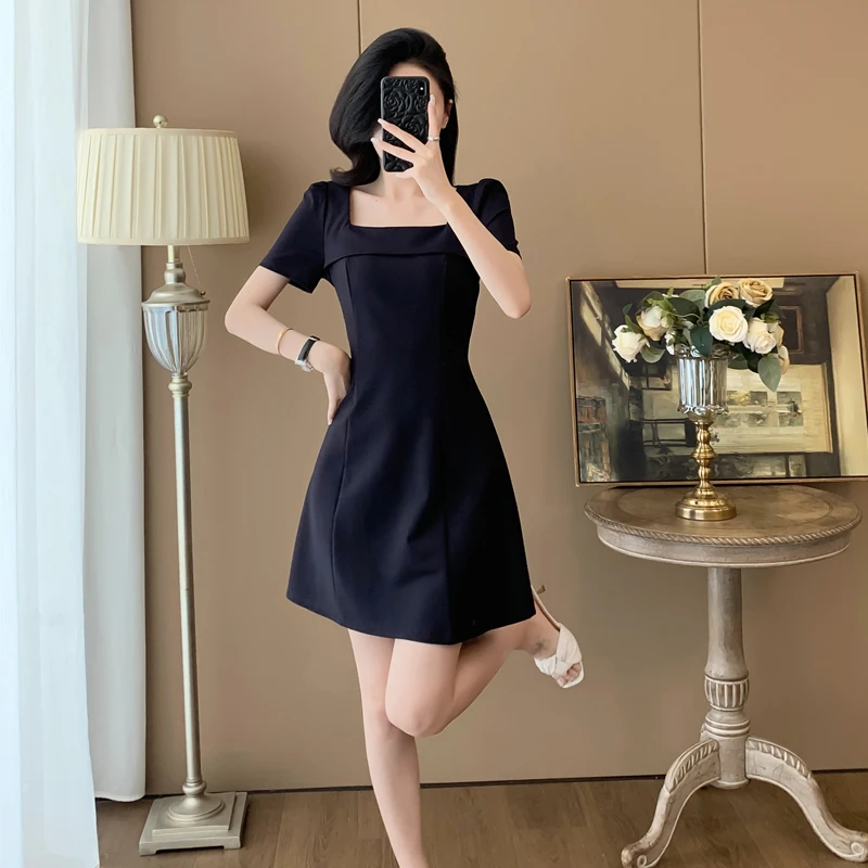 裙子女款爆款2025新款高级感洋气衣服小众女装高贵连衣裙女夏季