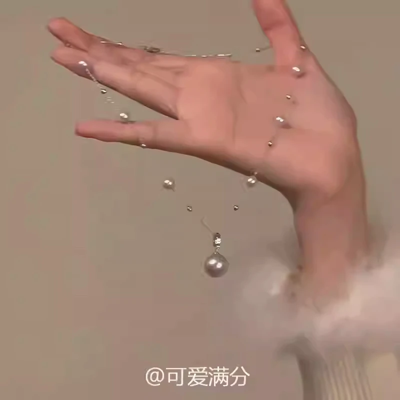 合金项链 「曼塔玫瑰」法式浪漫满天星项链精致轻奢气质锁骨链