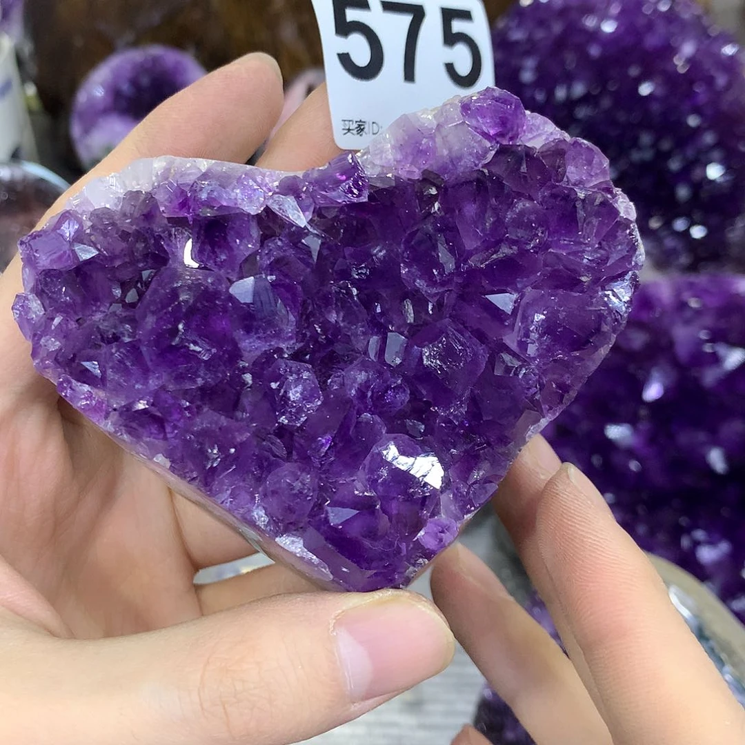 紫晶珠宝半成品未镶嵌575