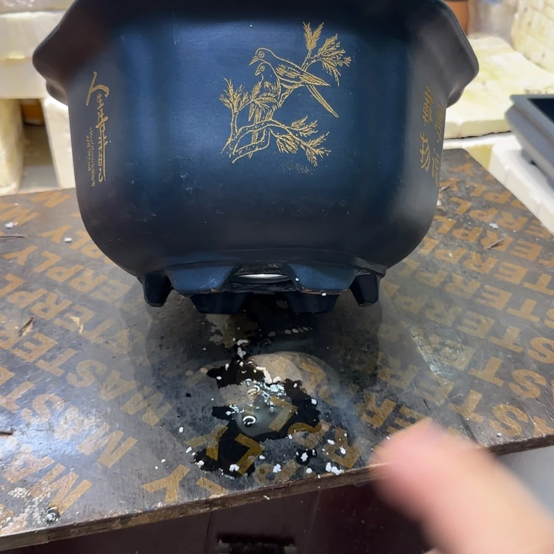 紫砂花盆口径27.15口径