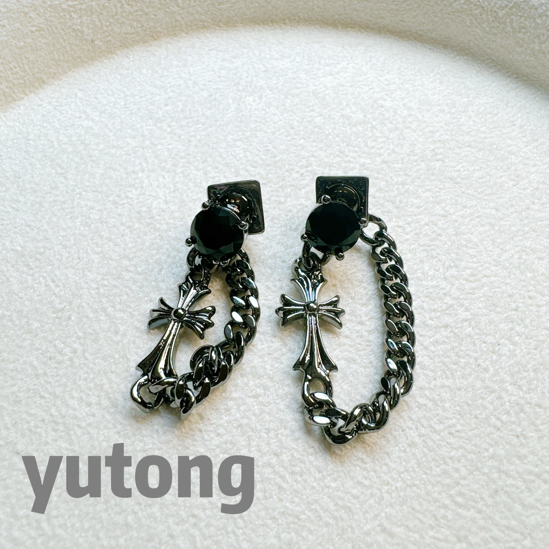 铜合金锆石耳饰 【雨桐轻奢饰品】设计款耳环YT02975