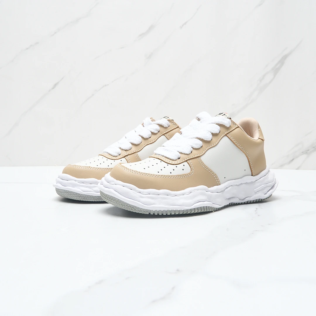 全新未使用/Mihara Yasuhiro中性撞色溶解鞋/BS00093