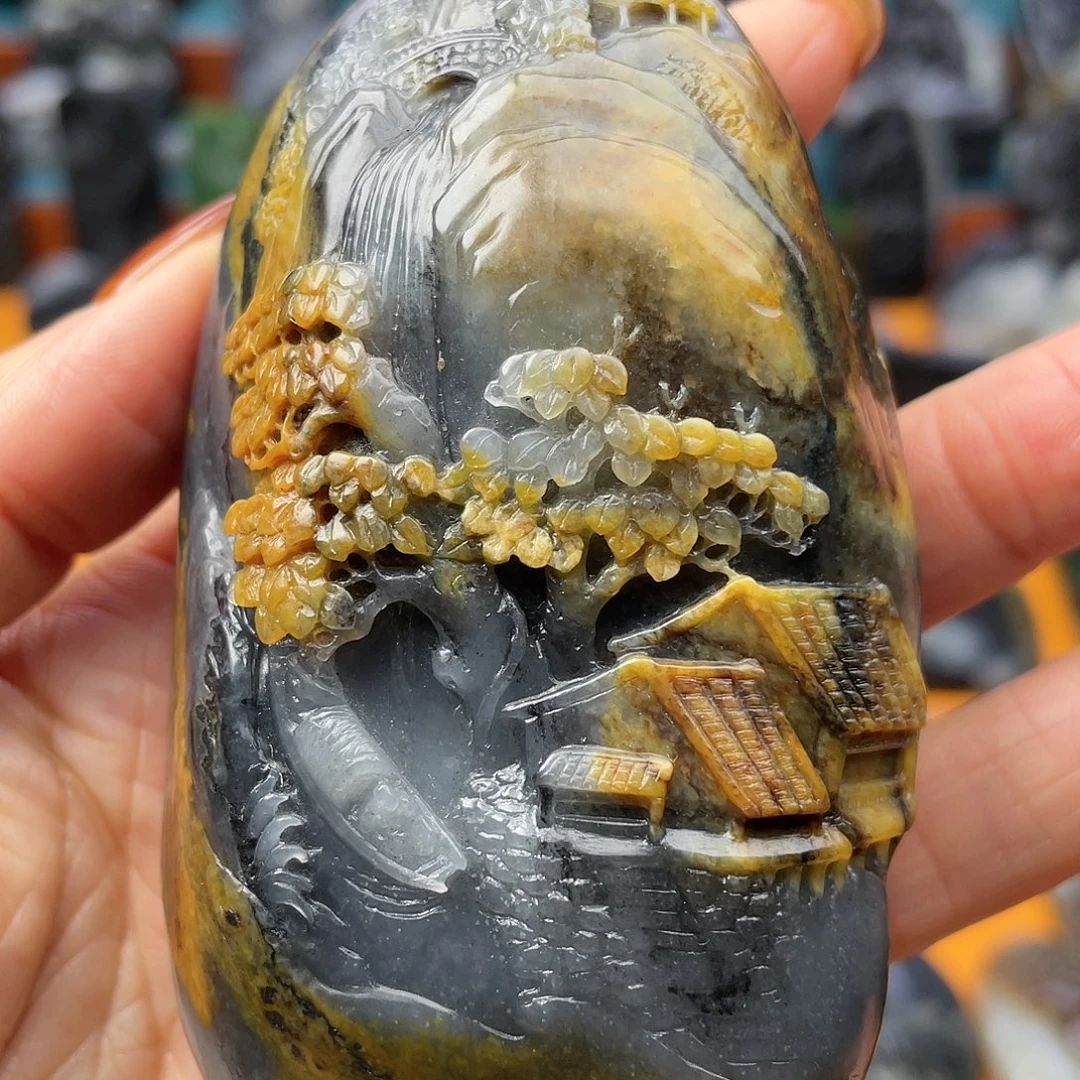 x***r和田玉未镶嵌挂件