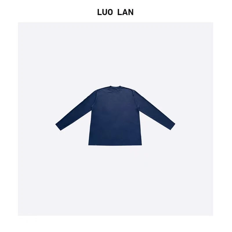 【雅雅】 极简净版休闲百搭圆领四季打底长袖T恤 YLM00297