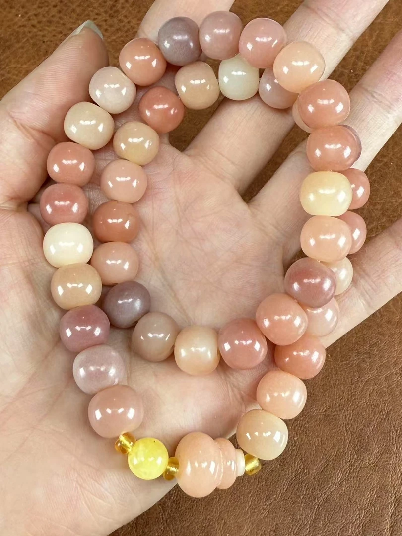 Y549-粉菩提手串【无礼盒】