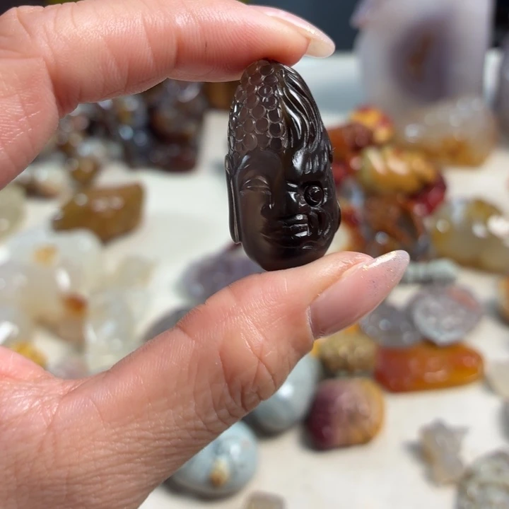 玛瑙/玉髓未镶嵌吊坠(不含链)