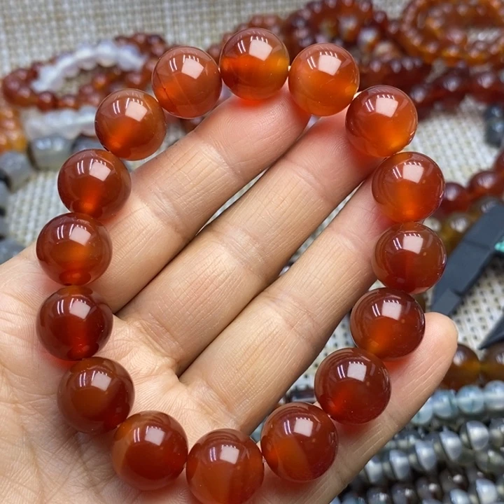 玛瑙/玉髓手链未镶嵌漫*