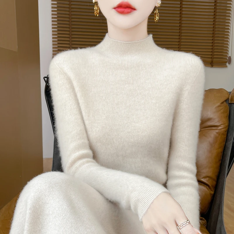 【修身款 100%纯羊毛】一线成衣竖坑条非常显瘦相当减龄款 1109