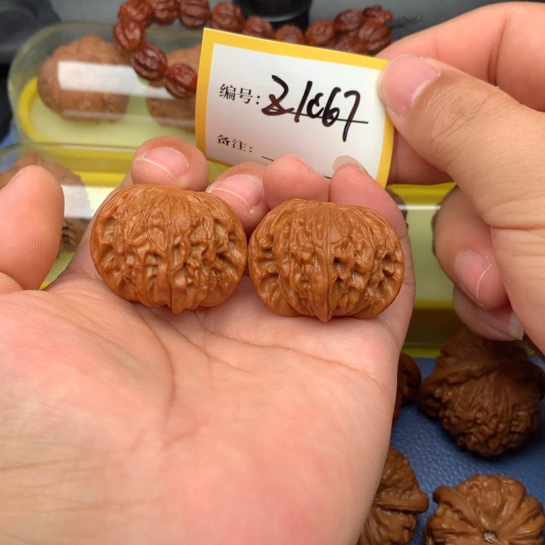 文玩核桃把件38正磨1067