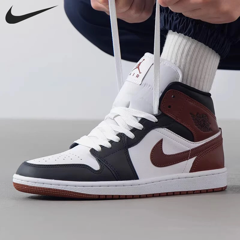 NIKE/耐克板鞋男鞋秋季新款耐磨耐穿AJ1运动休闲鞋篮球鞋【流光风】