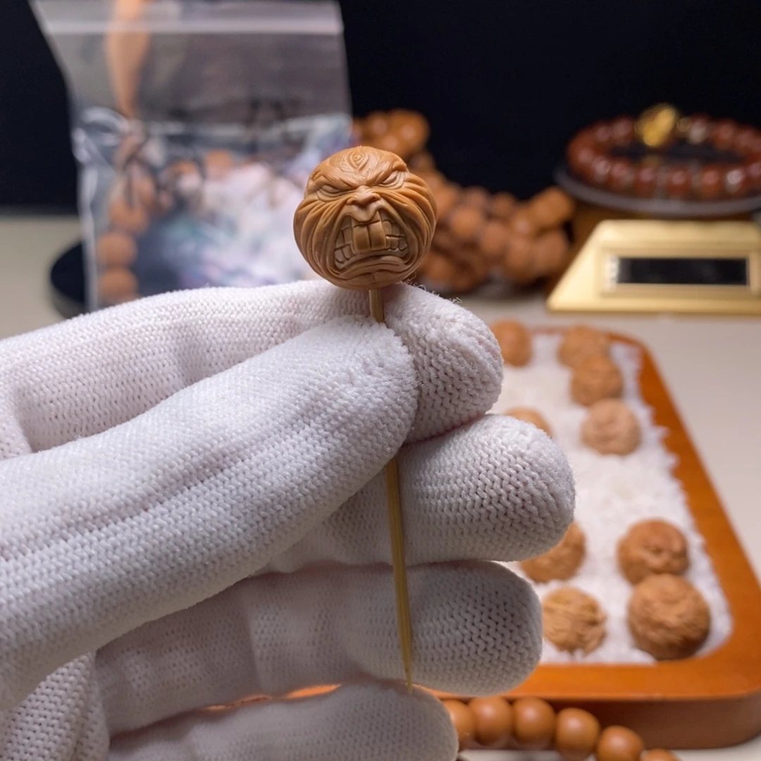 吊坠猴头核桃猴头龅牙恶僧