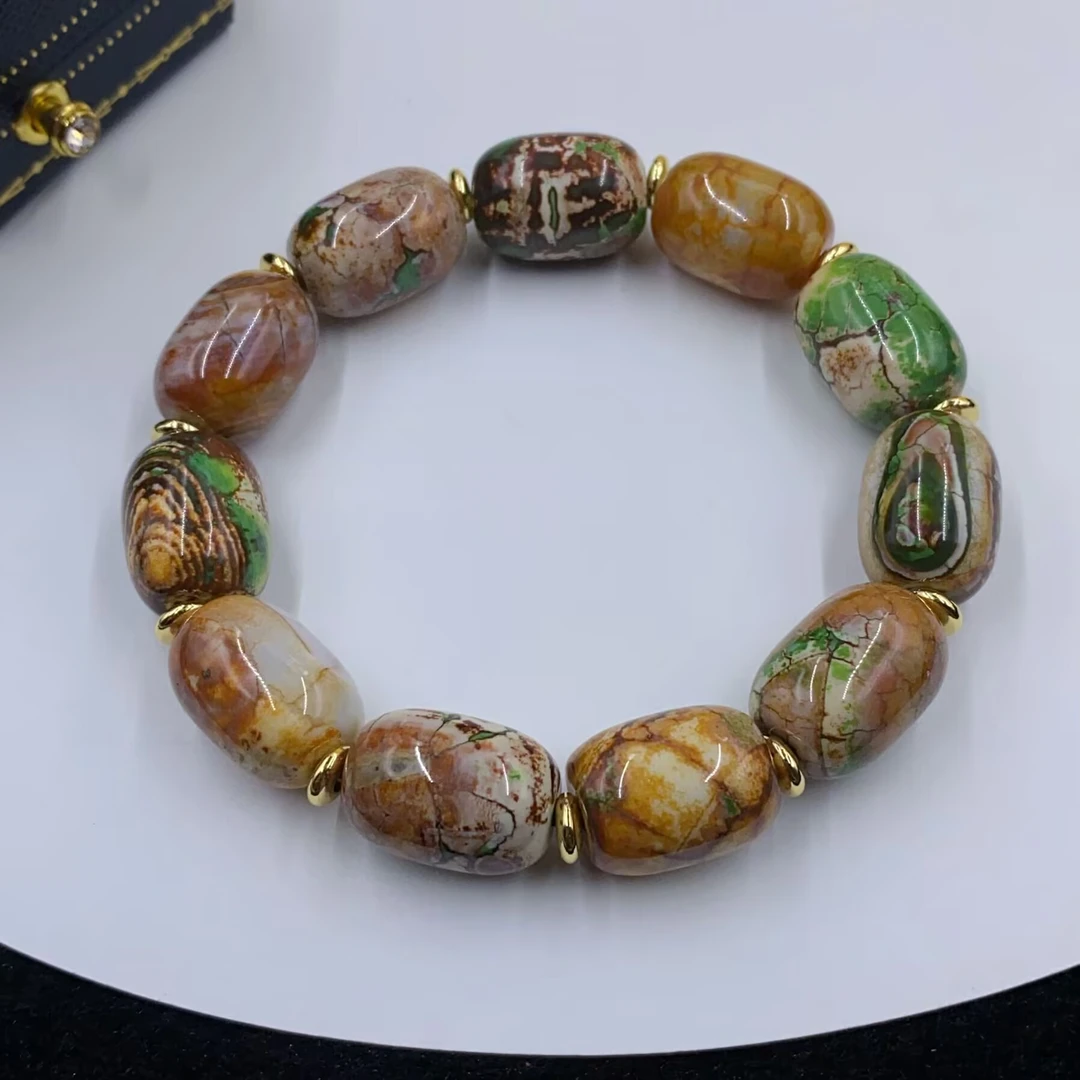 4770  多色椭圆珠珠手串百搭多样性发货