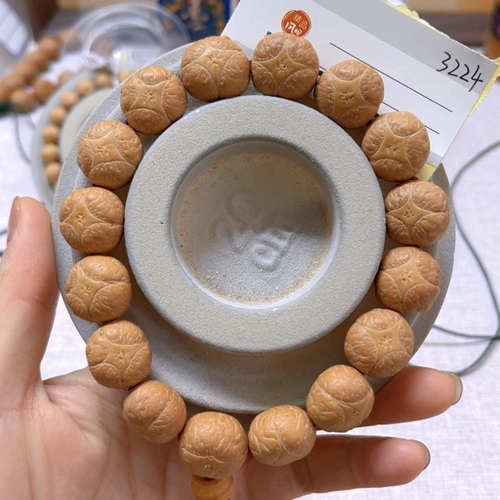 手串凤眼菩提17麒麟手串，86@3224