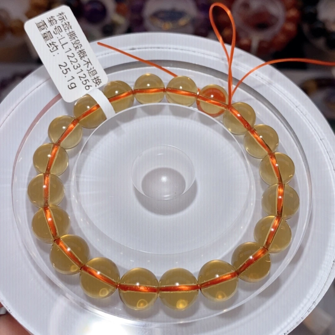 未镶嵌手链水晶F黄水晶9.7